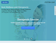Tablet Screenshot of drkristinbeck.com